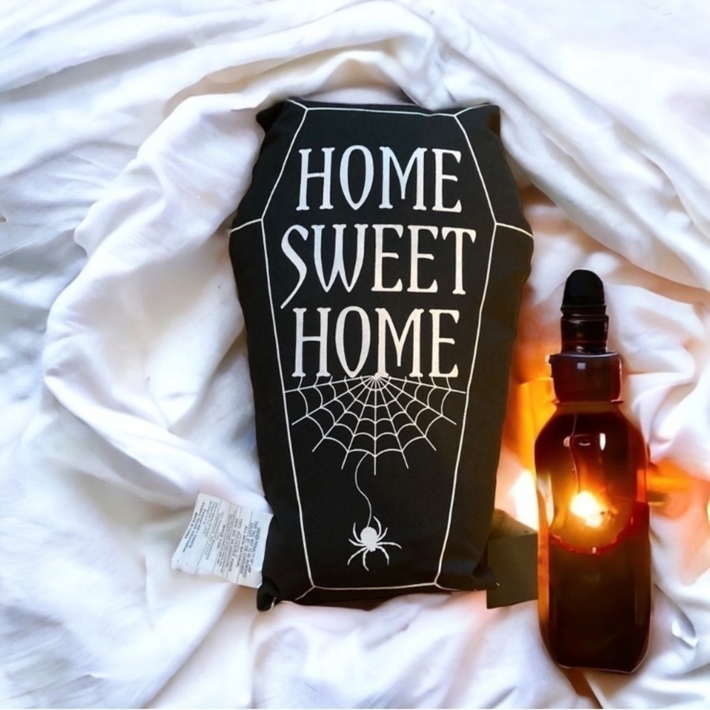 Home Sweet Home Coffin Pillow Thro Marlo Lorenz